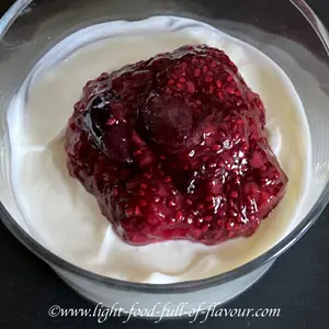 Berry and chia seed jam