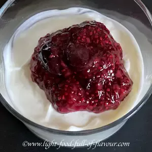 Berry and chia seed jam