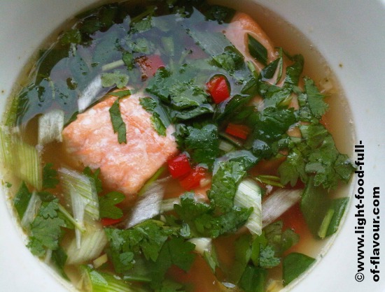 Asian-Style Salmon Soup