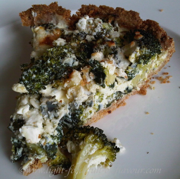Broccoli And Spinach Quiche