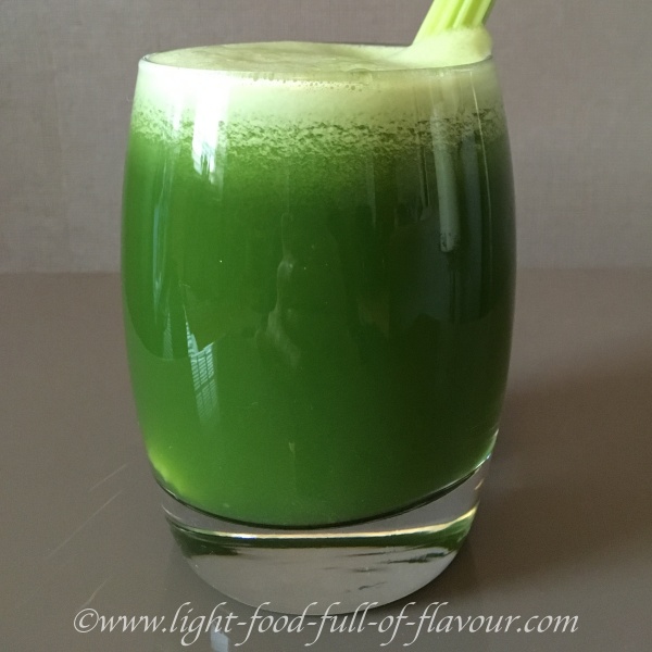 Celery, Cucumber And Ginger Juice
