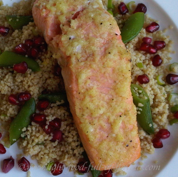 Ginger-Glazed Salmon With Citrus Couscous