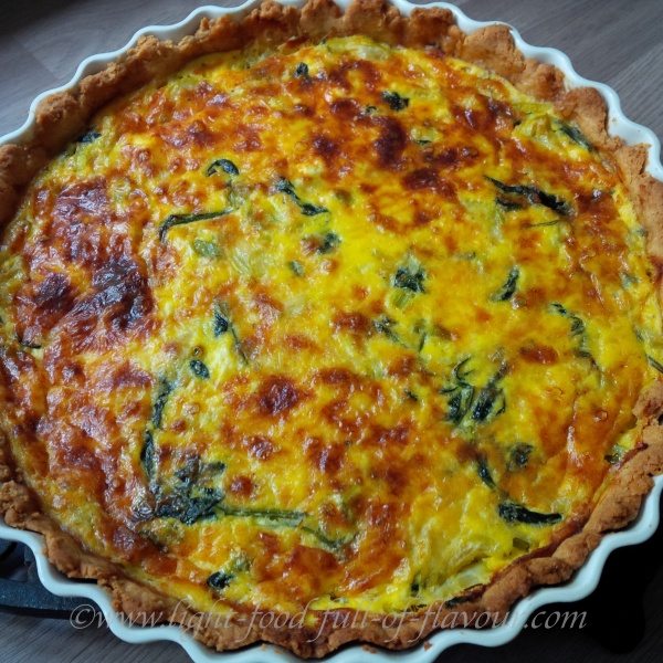 Leek And Courgette Quiche