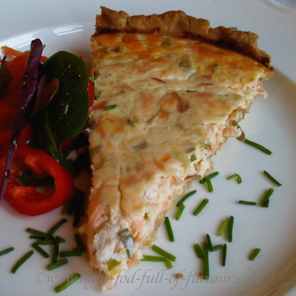 Smoked Salmon Quiche