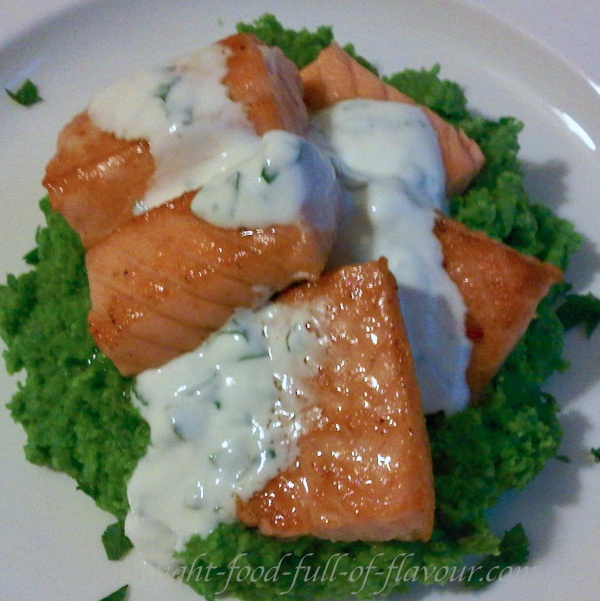 Lightly smoked salmon