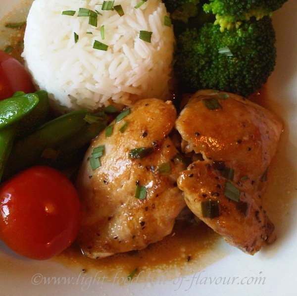 Tarragon Chicken With A Vermouth Sauce