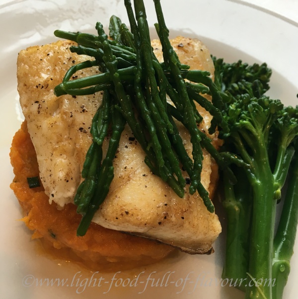 Halibut With Spicy Mash