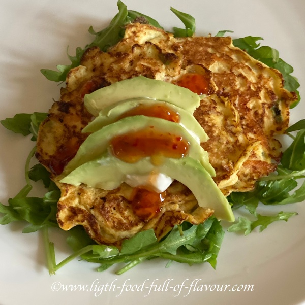 Cottage cheese and sweet potato pancakes