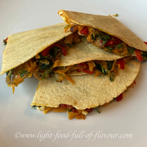 Spicy Sweet Potato Quesadillas