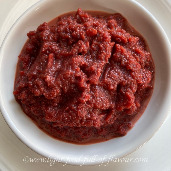 Beetroot and Chilli Ketchup