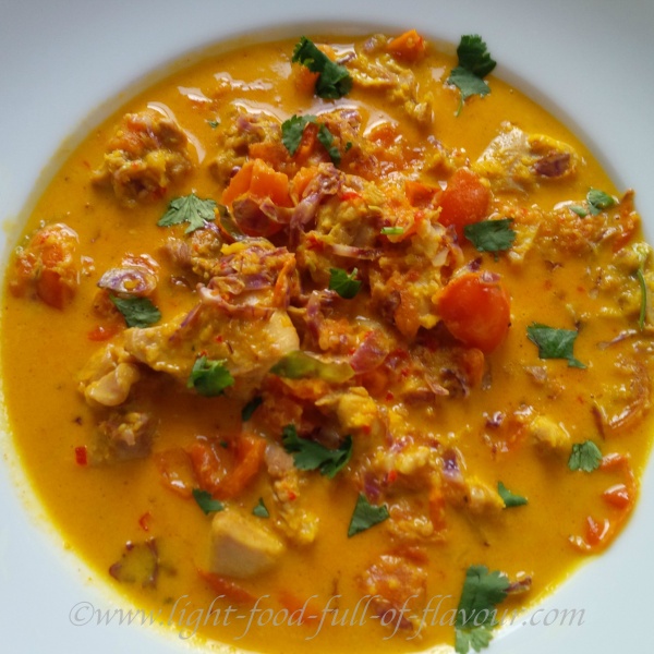 Chicken curry with lemongrass
