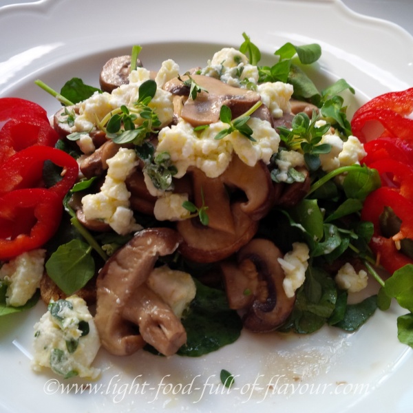 Fried Mushrooms On Toast