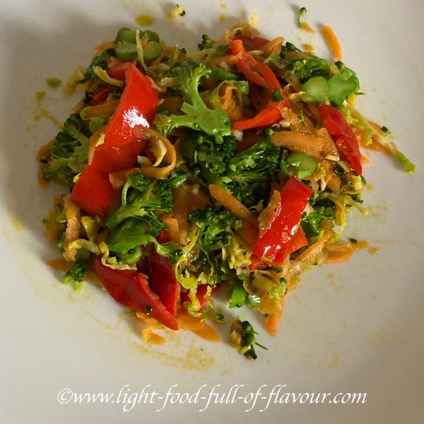 Stir-fried vegetables